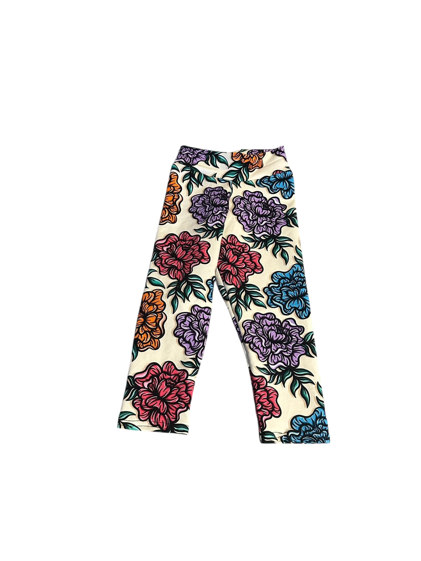 12-18 Peonies Leggings