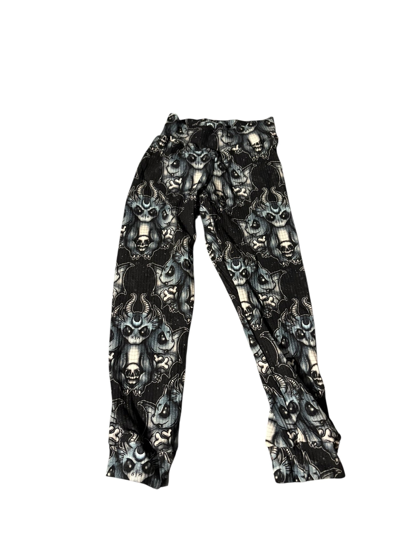 4-5 3 Headed Foe Ribbed Leggings