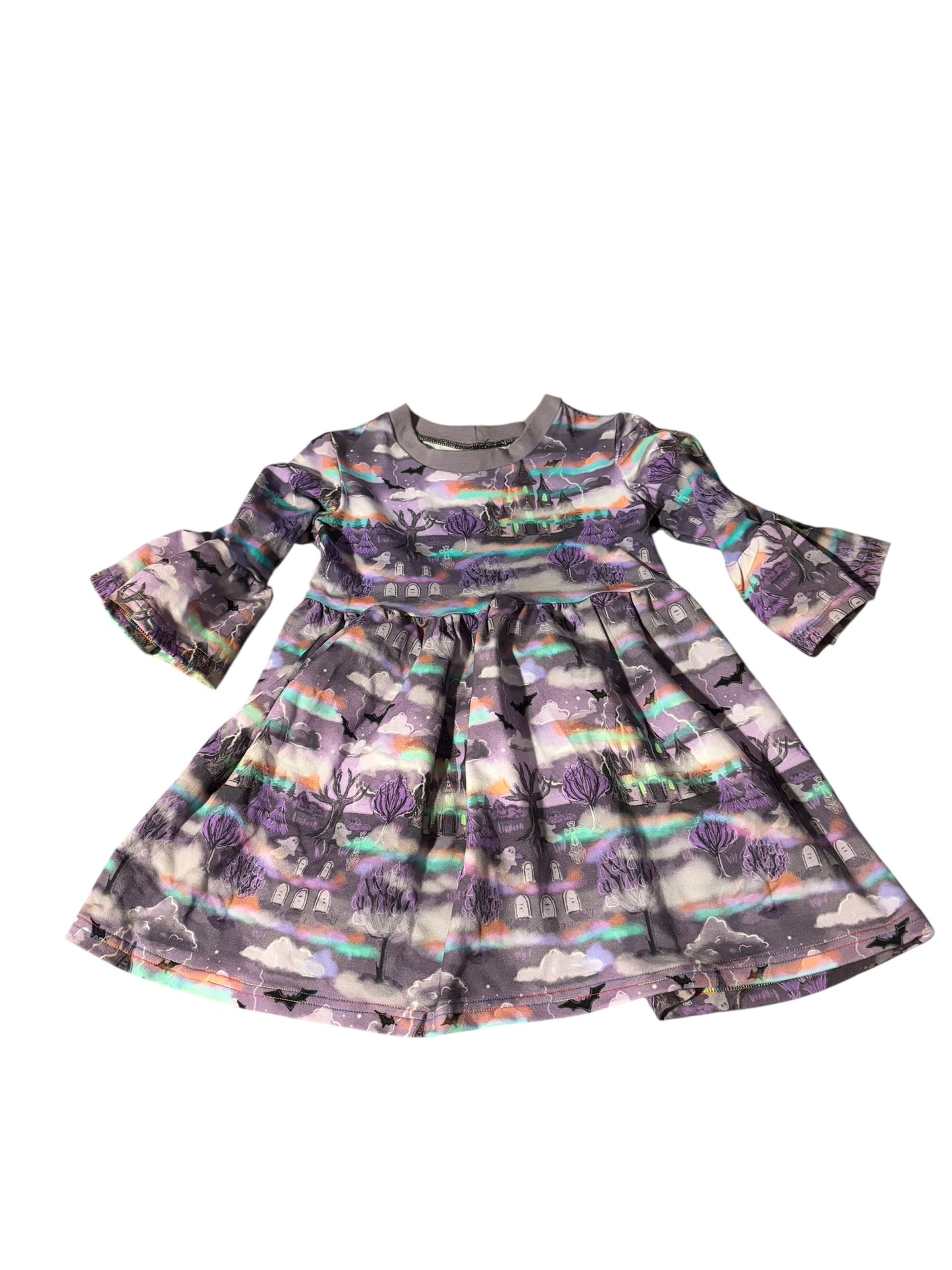 2-3 Spooky House Clover Dress