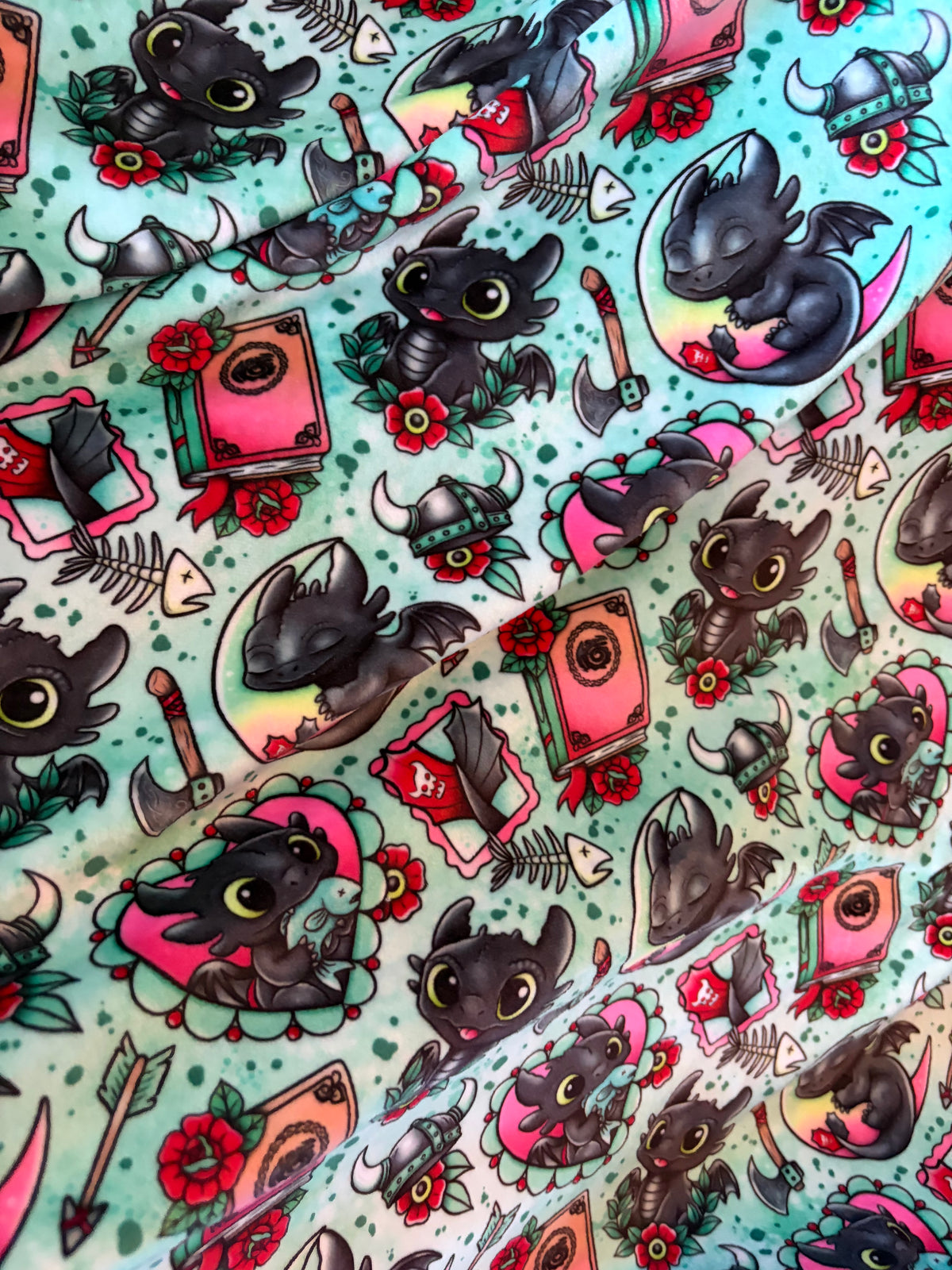 Slot- Toothless Tatts Mint (Up To 11/12)