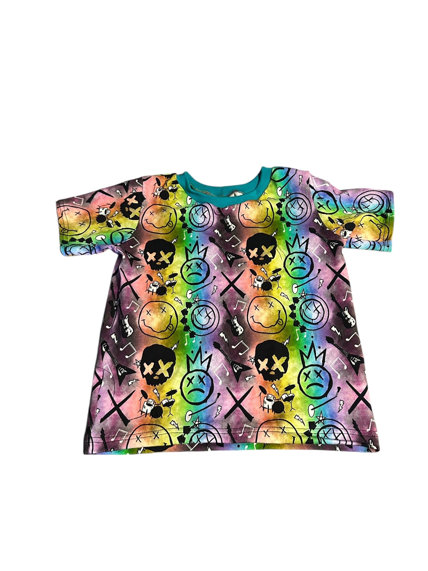 3-4 Rainbow Rocks Baggy Tee