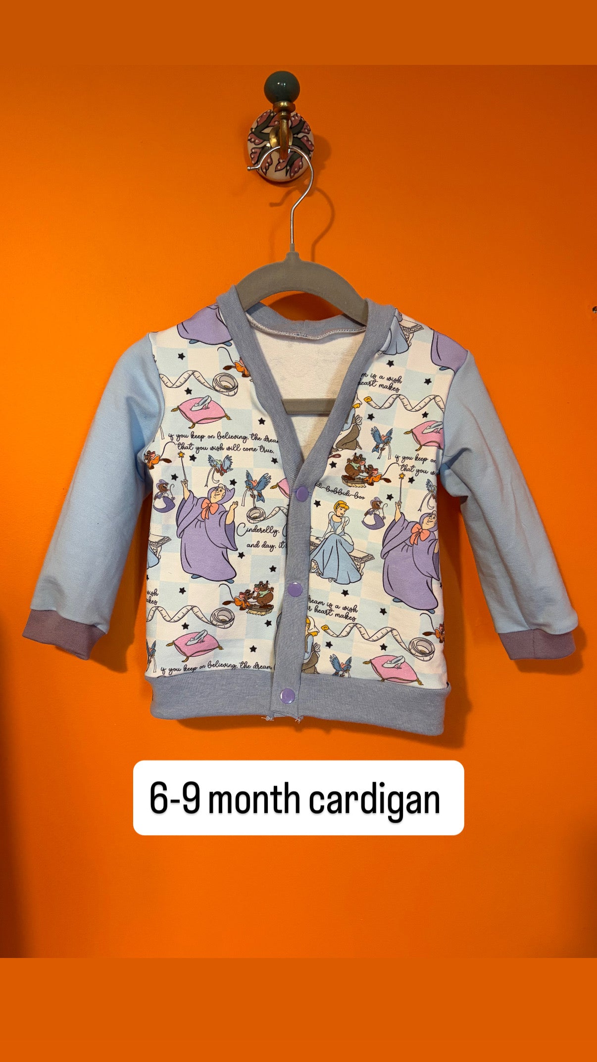 6-9 Month Cinderella Cardigan