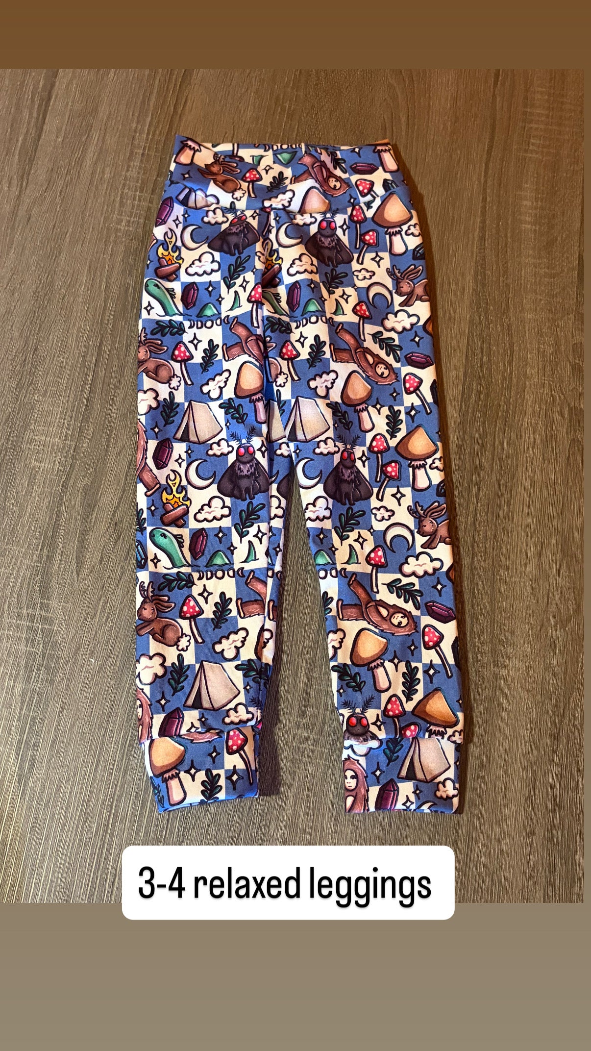 3-4 Cryptid Cuties Relaxed Leggings