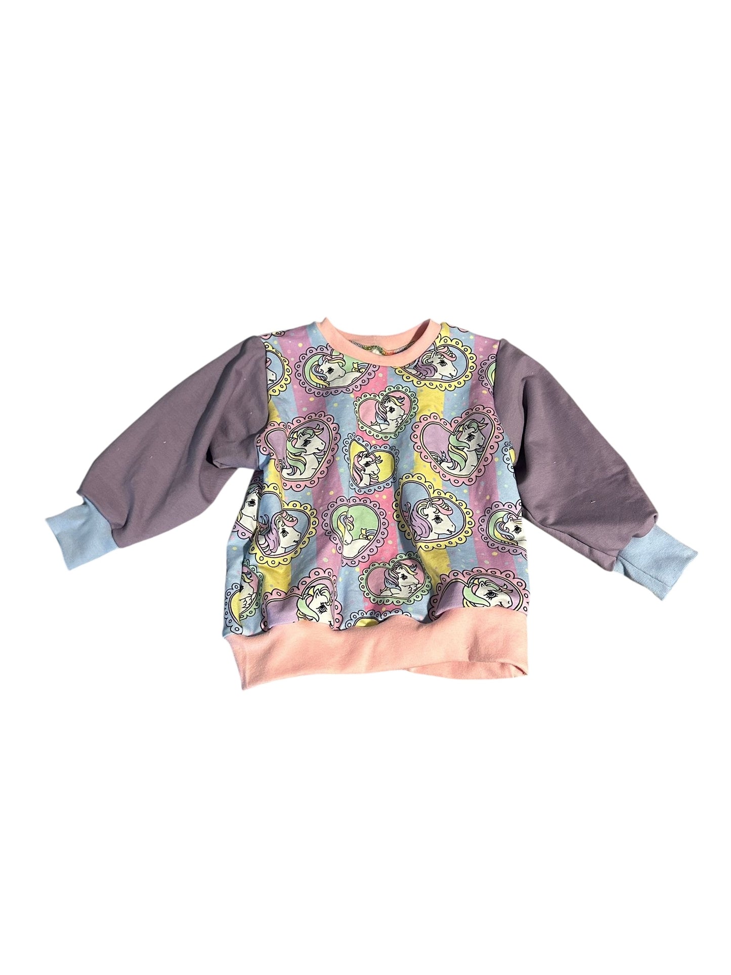 18-24 Pony Stickers Sweater