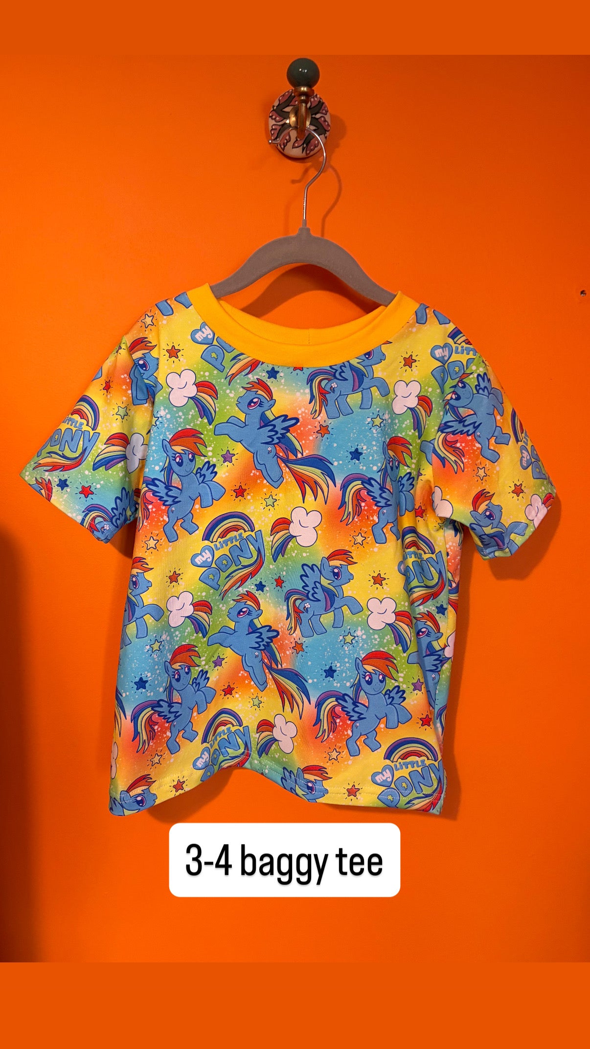 3-4 Rainbow Dash Baggy Tee