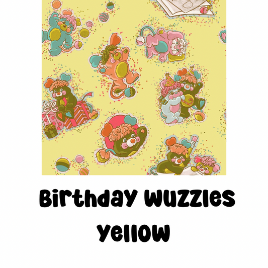 Birthday Wuzzles Yellow