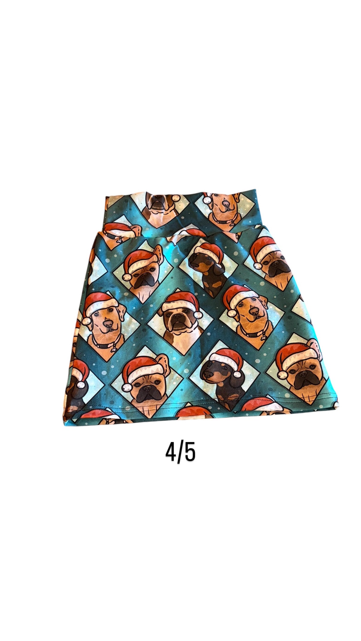 4-5 Santa Paws A-Line Skirt