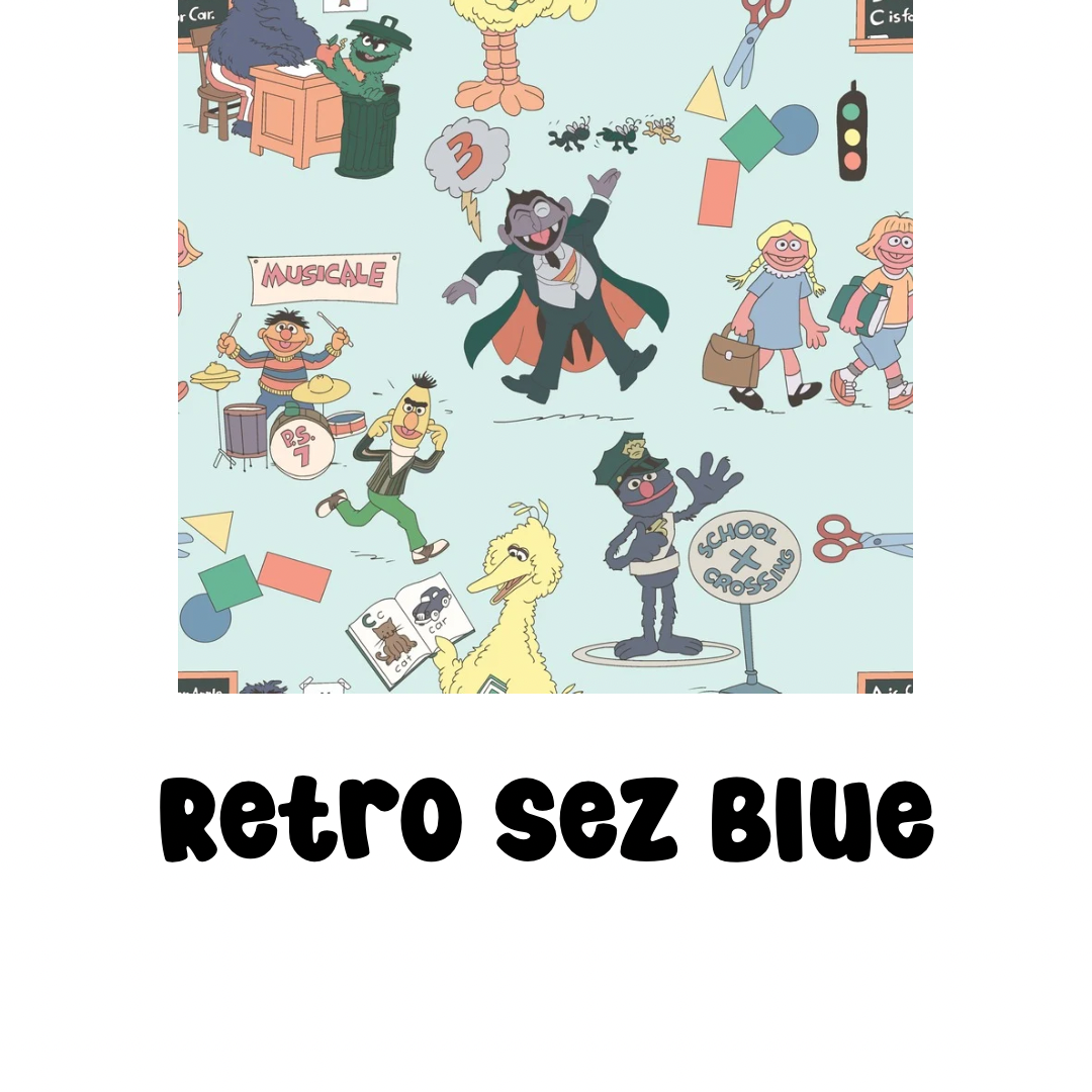 Retro Sez Blue