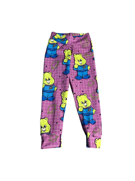 2-3 Claw Bears Purple Leggings