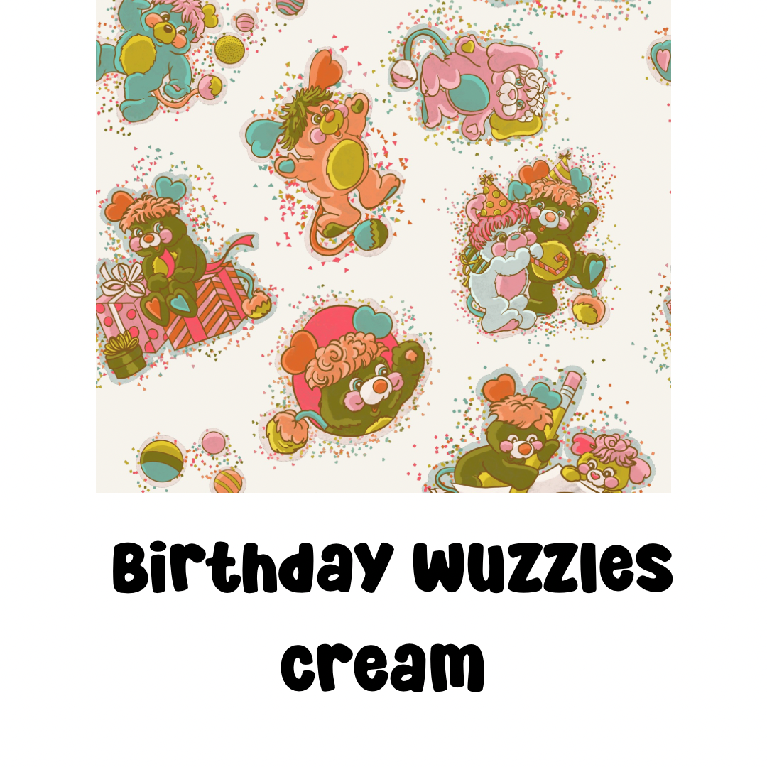 Birthday Wuzzles Cream