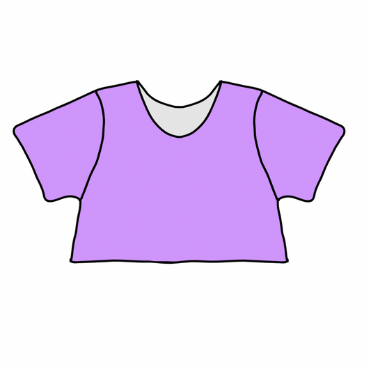 Oversized Cropped Tee (Womens)