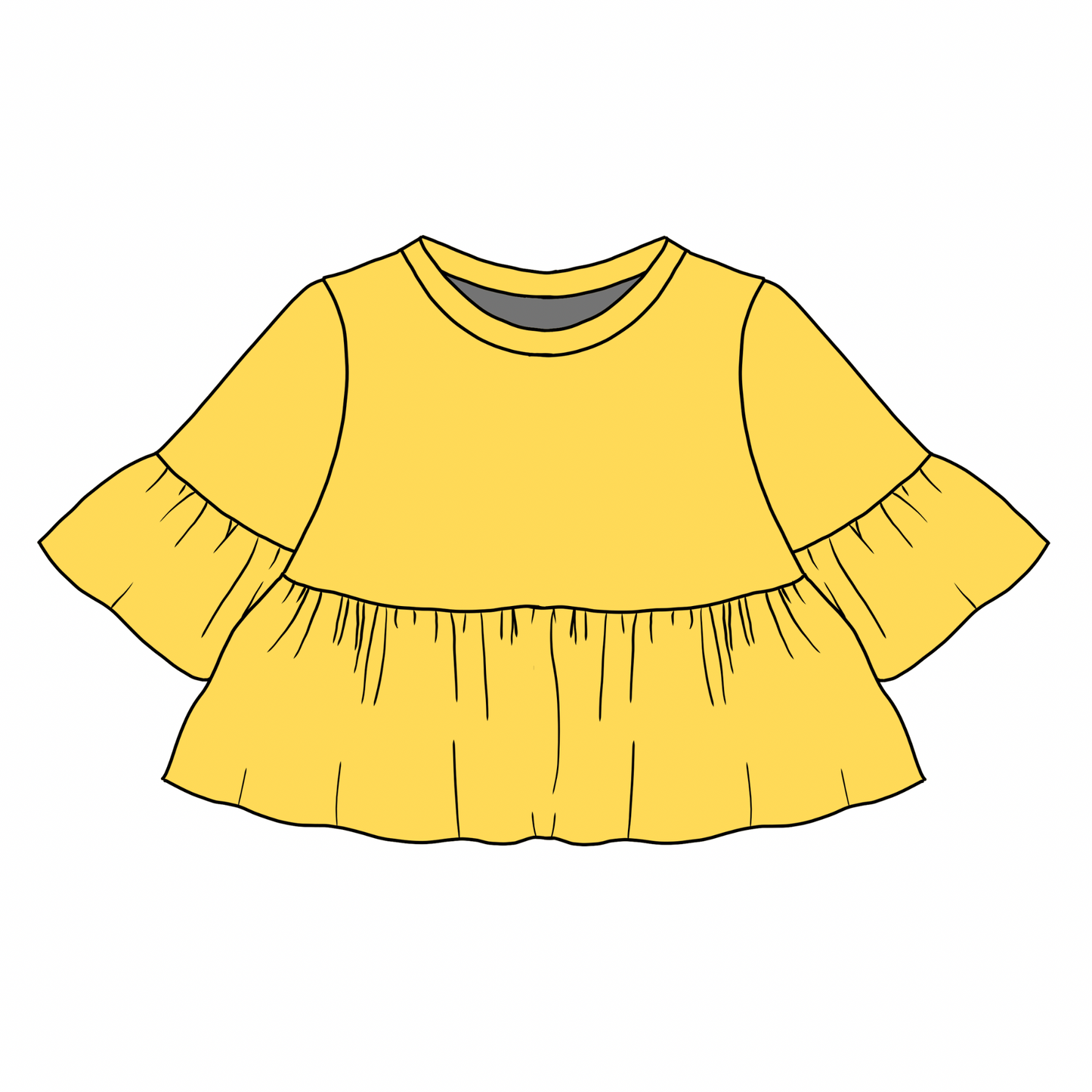 Flutter Peplum- September Drop