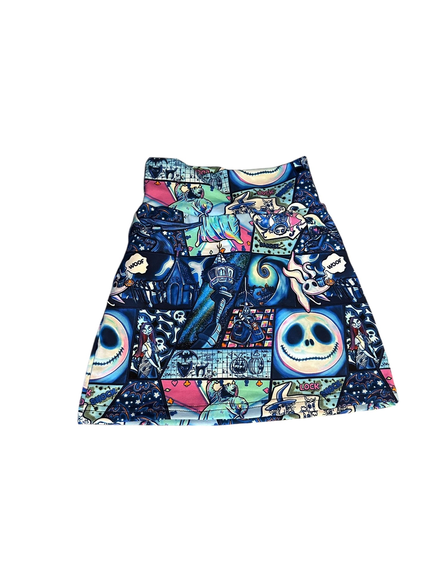 3-4 Nightmare Comic Blue Skirt