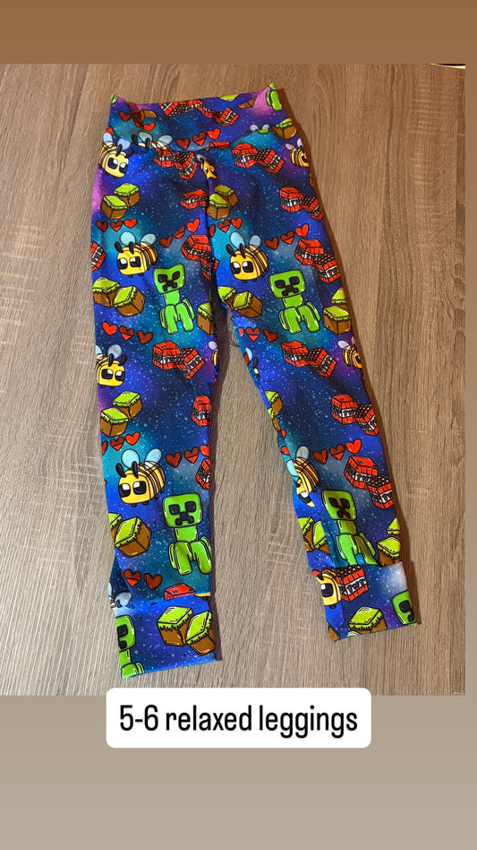 5-6 Crafting Game Relaxed Leggings