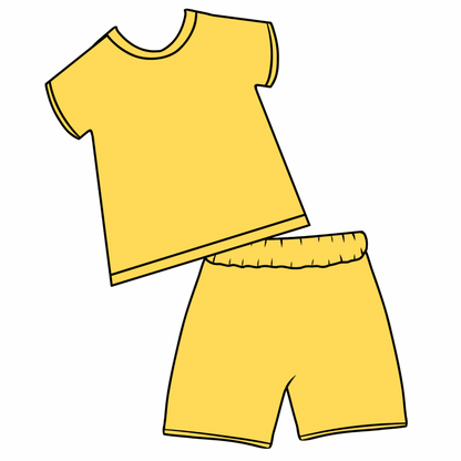 Swim Shorts And Tee Set- Halloween Drop
