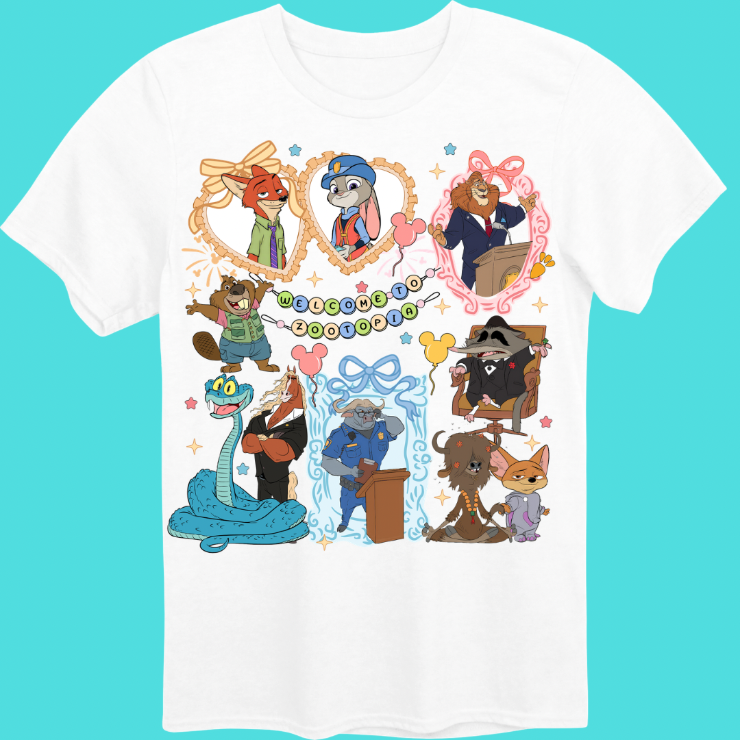 Zootopia Printed Tee