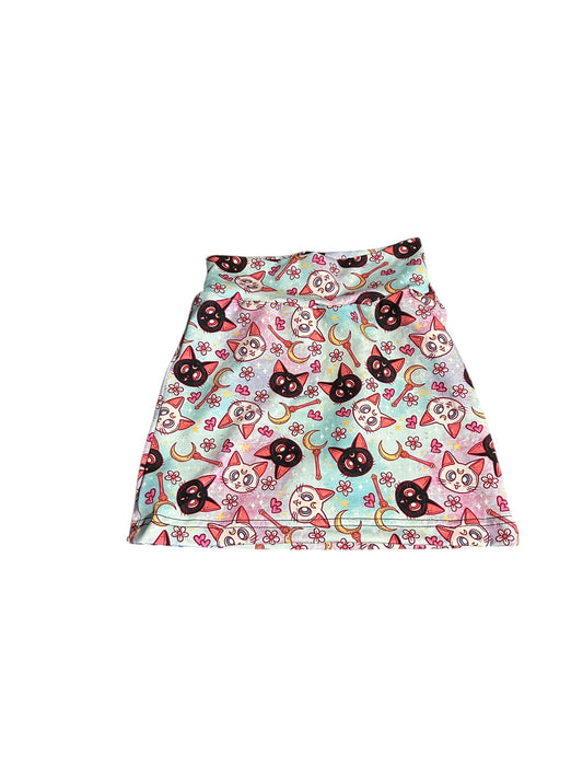 3-4 Moon Cat Skirt