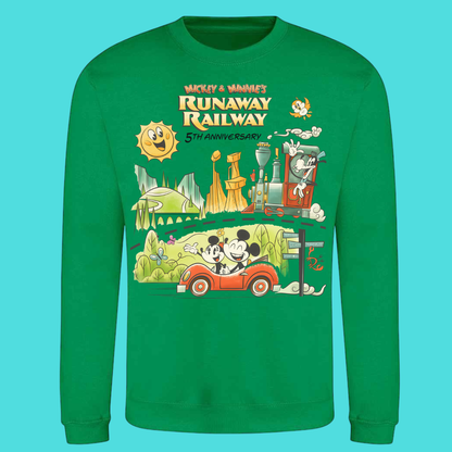 Railway Printed Sweater