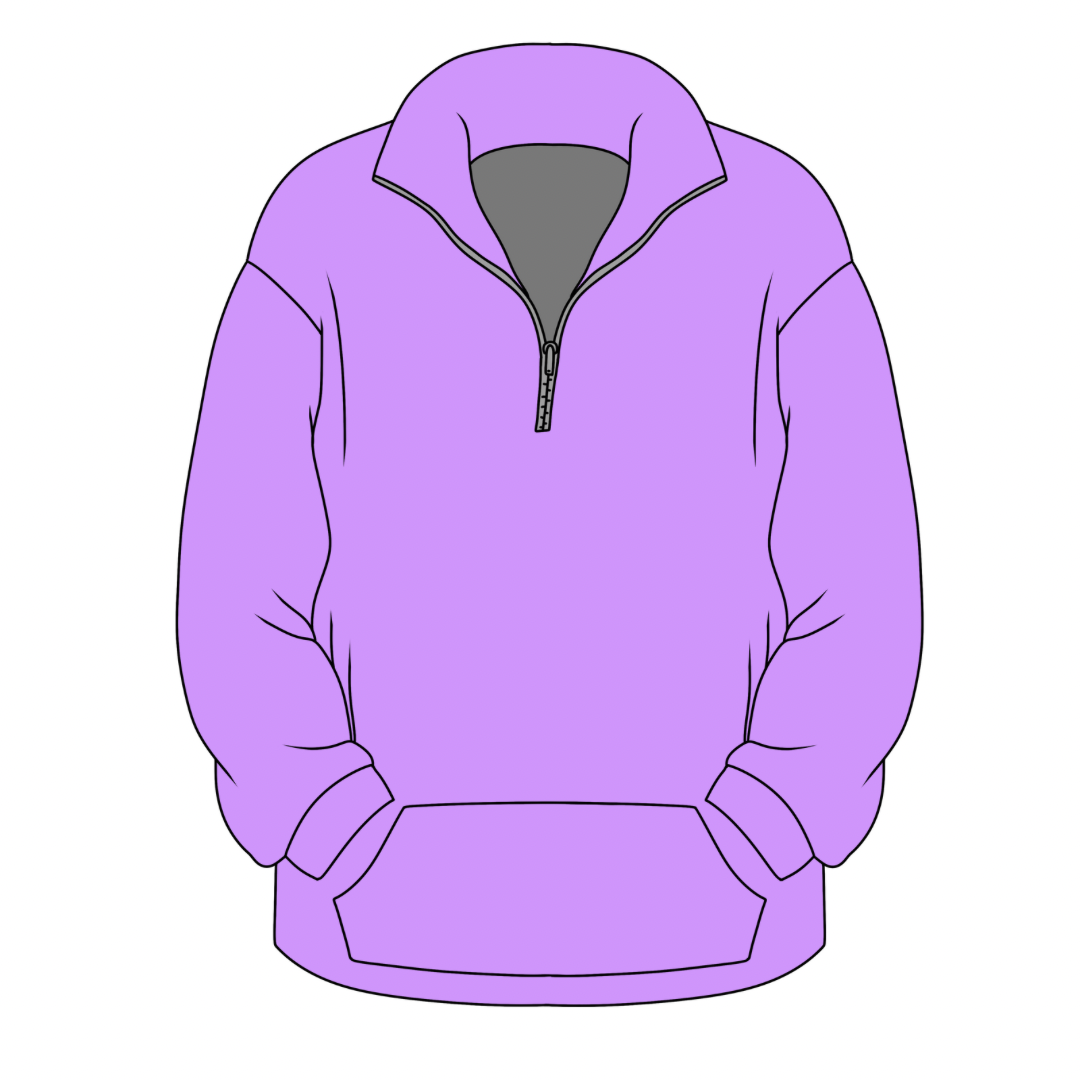Womens Quarter Zip- Halloween Drop