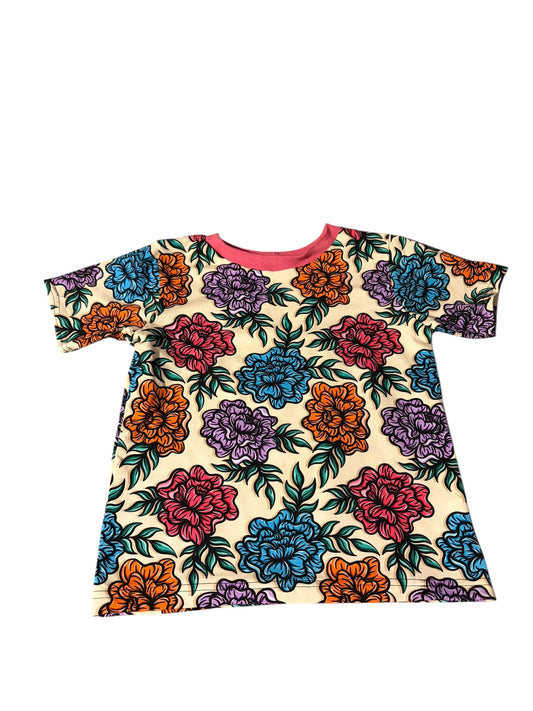 3-4 Peonies Baggy Tee