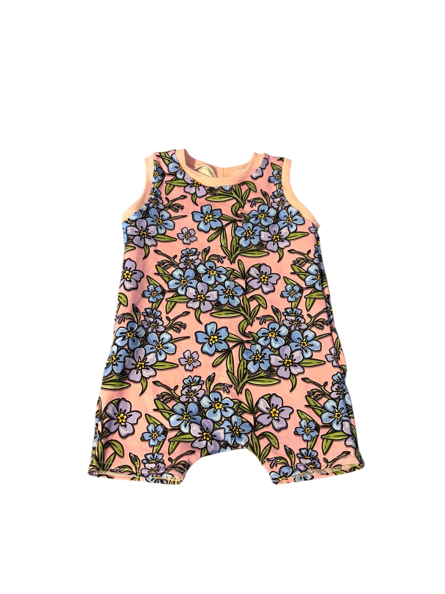 2-3 Forget Me Nots Tankie Romper