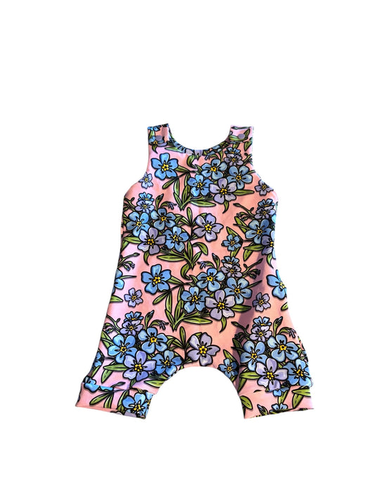 6-12 Month Forget Me Nots Short Romper