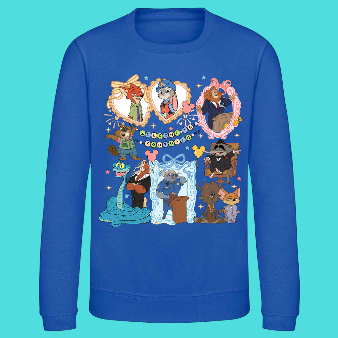 Zootipia Printed Sweater