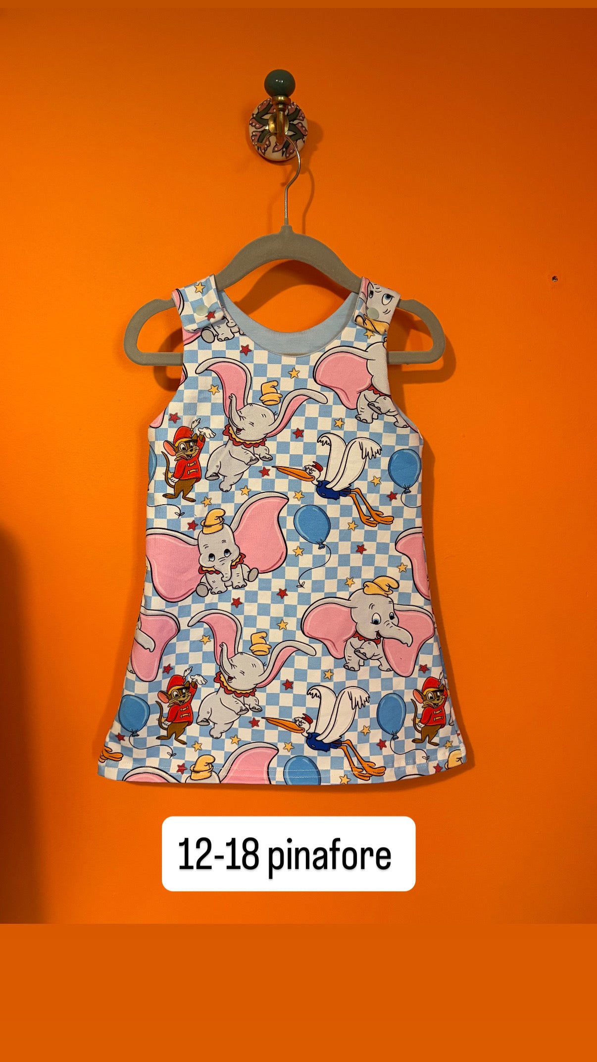 12–18 Dumbo Pinafore Dress