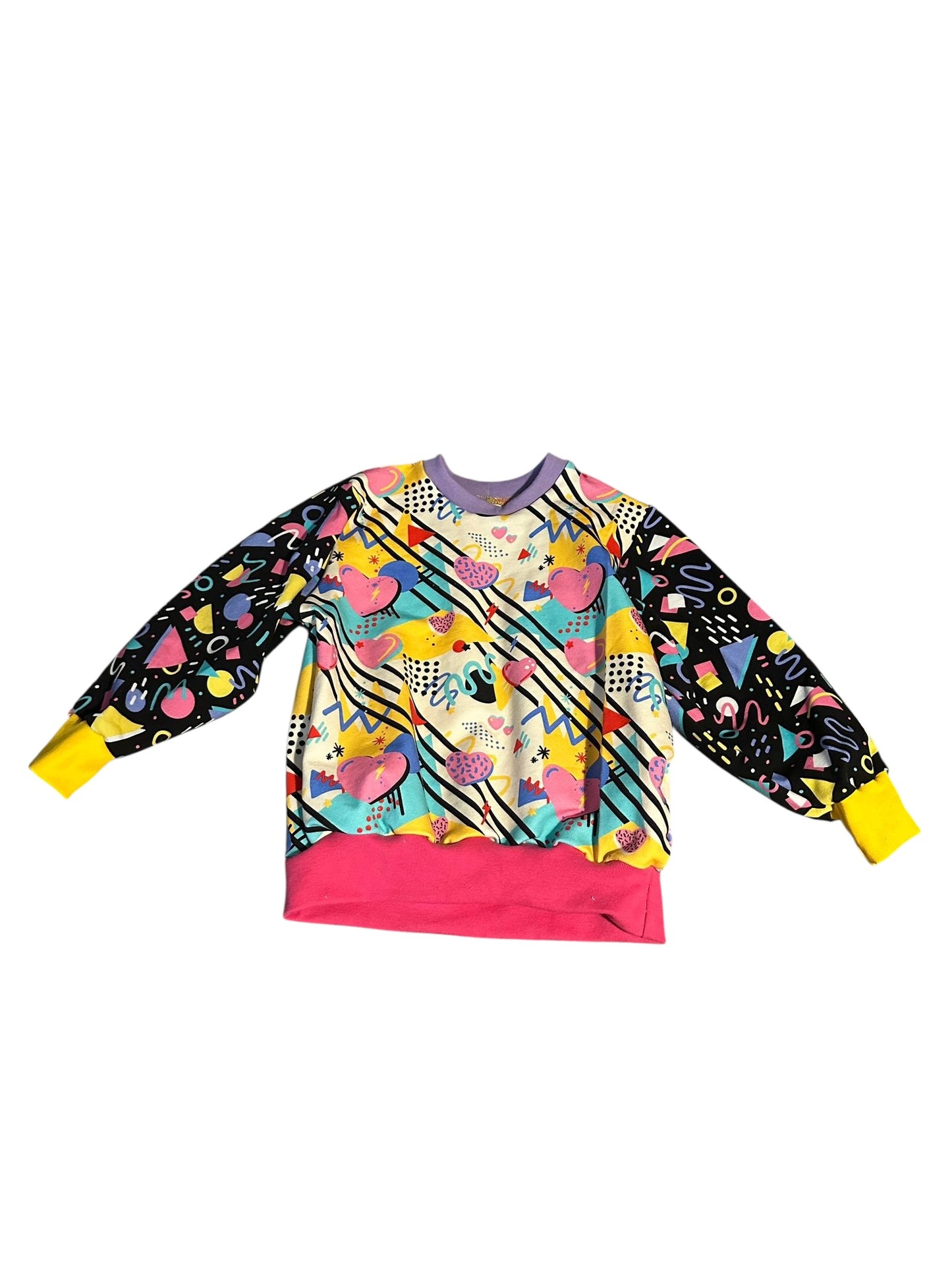 3-4 Arcade Hearts Sweater