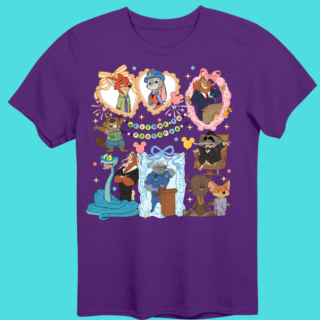 Zootopia Printed Tee