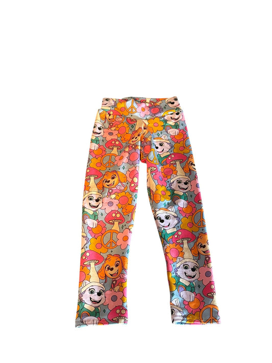 3-4 Peace Patrol Pups Leggings