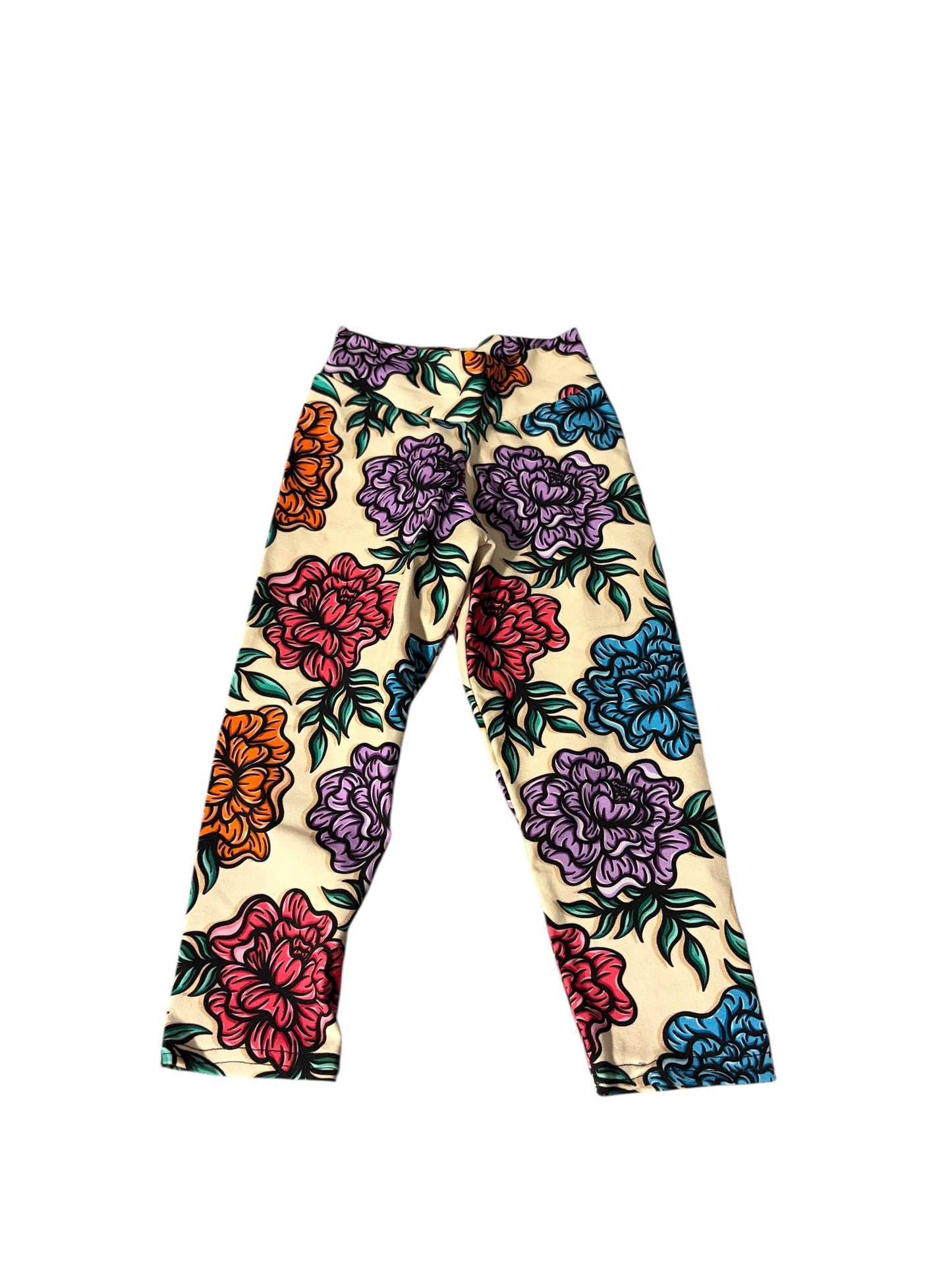 12-18 Peonies Leggings