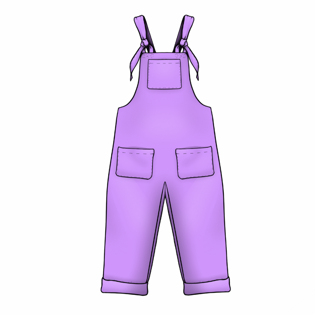 Tie Dungarees- Halloween Drop