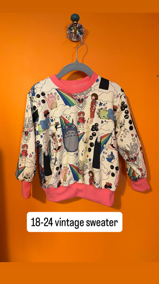 18-24 Ghibli Colour Vintage Sweater