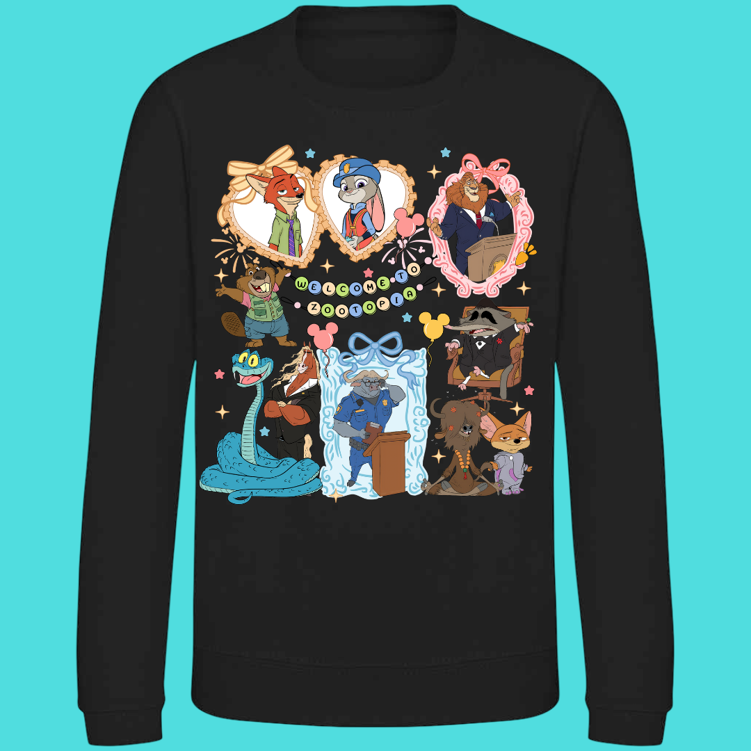 Zootipia Printed Sweater