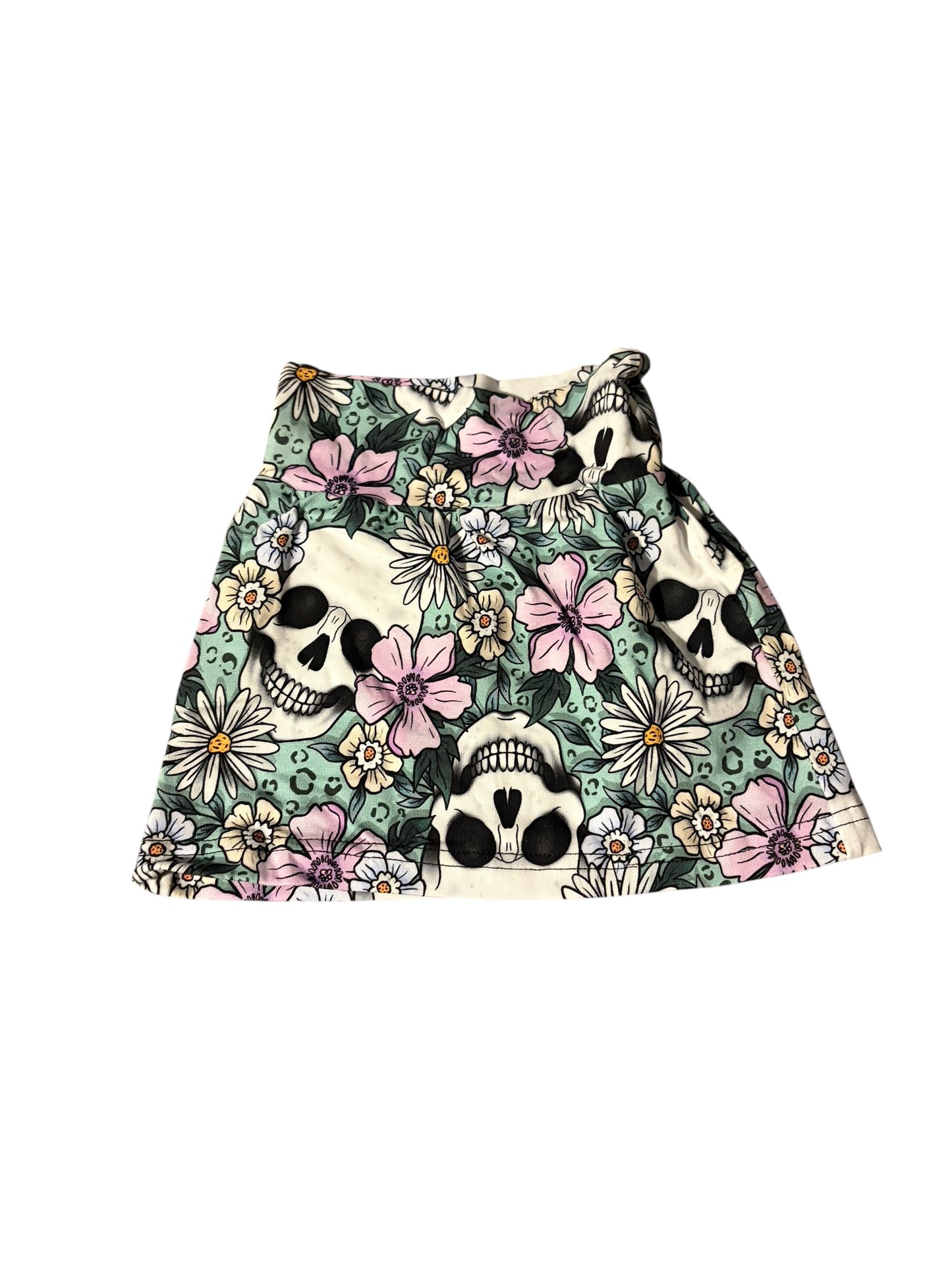 12-18 Spring Skulls Skirt
