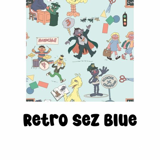 Retro Sez Blue