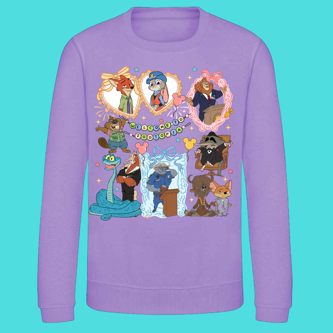 Zootipia Printed Sweater