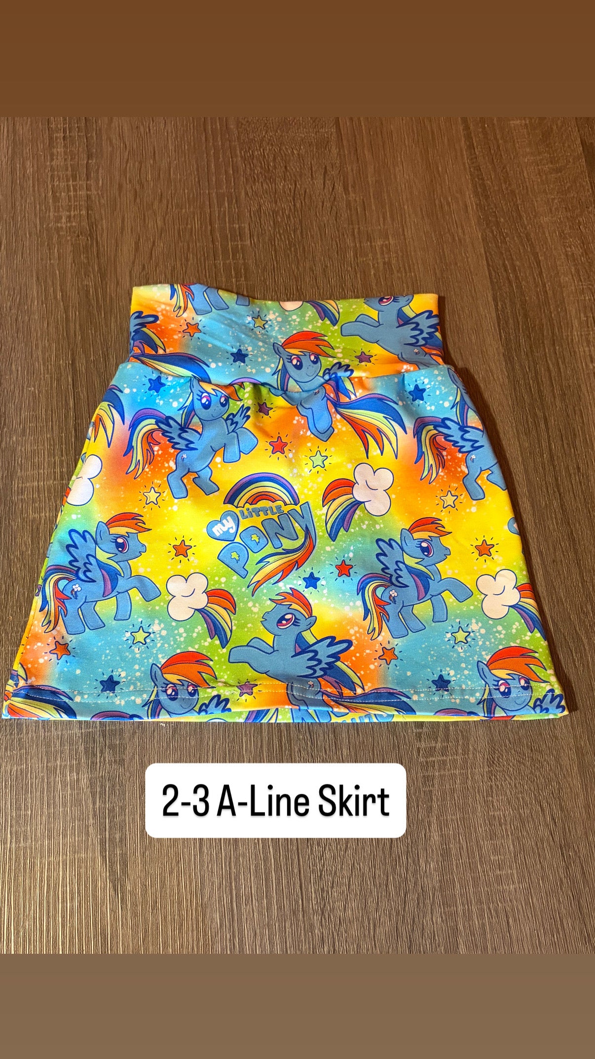 2-3 Rainbow Dash A-Line Skirt