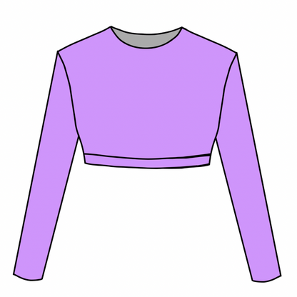 Fitted Cropped Tee- January Drop