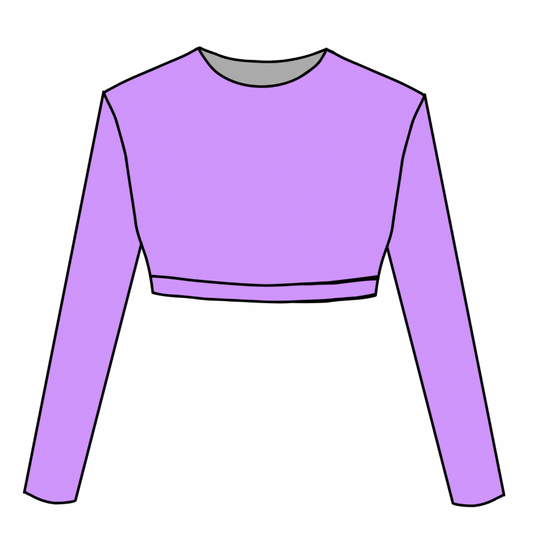 Fitted Cropped Tee- January Drop