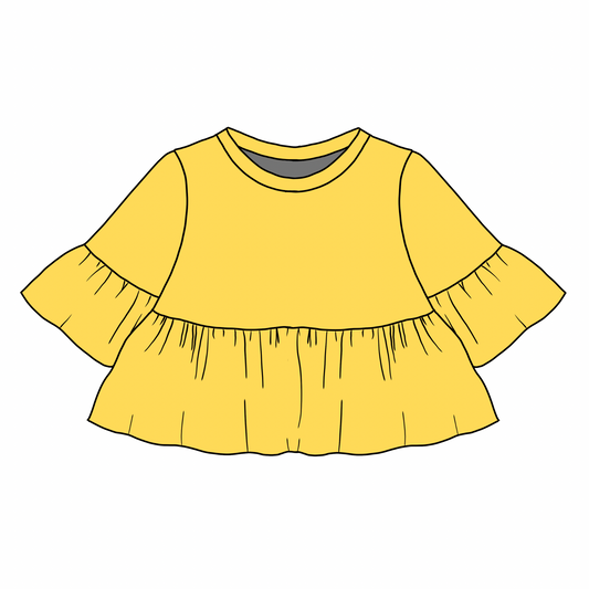 Flutter Peplum- October Drop