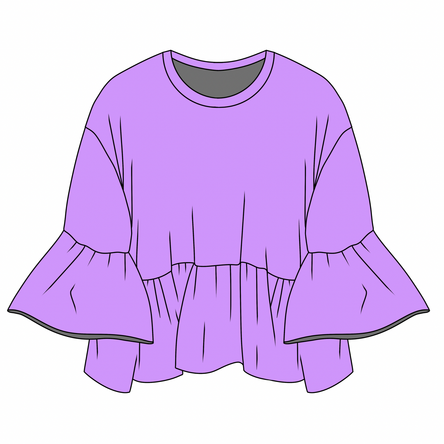 Flutter Peplum- September Drop