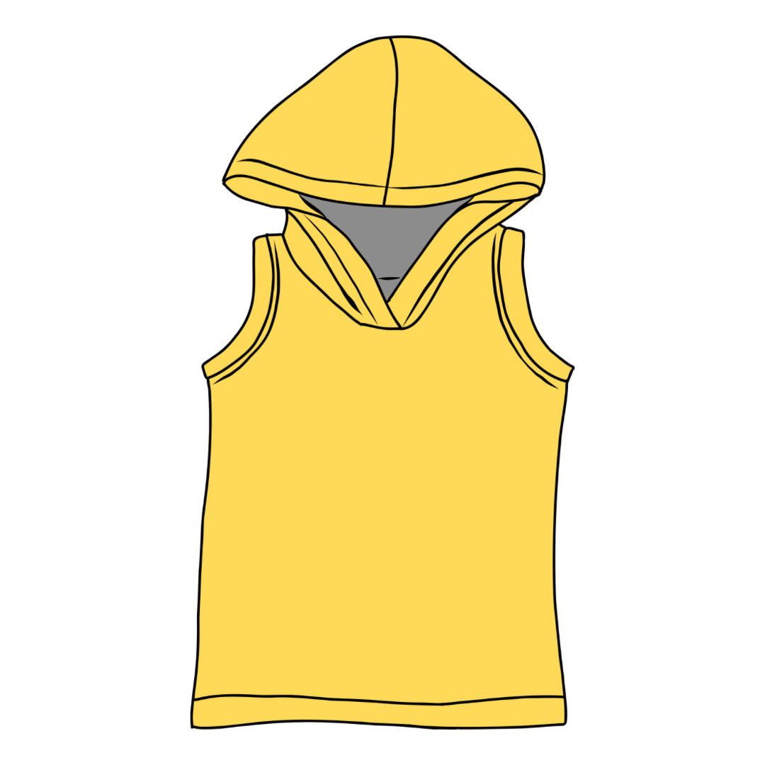 Sleeveless Hoodie January Drop
