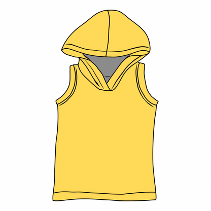 Sleeveless Hoodie January Drop