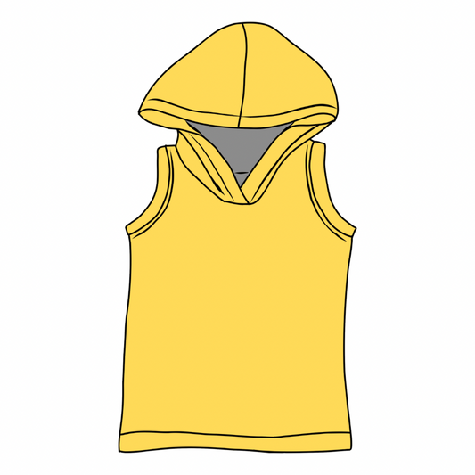 Sleeveless Hoodie January Drop